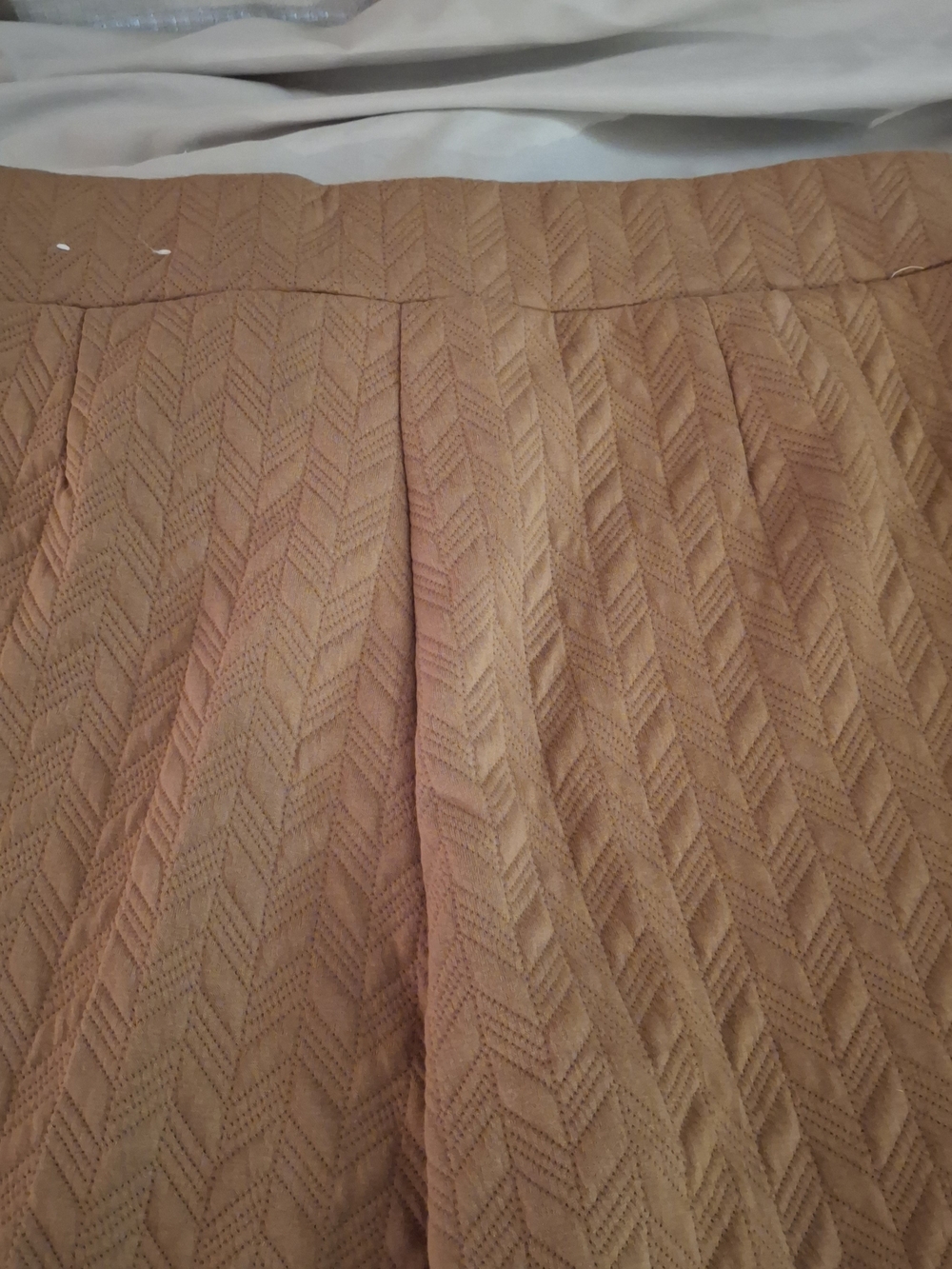 Anne Klein Textured Wide-Leg Pants in Camel - Picture 10 of 10